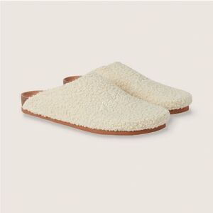 Victoria's Secret PINK Cream Clog Slippers Sz 9-10